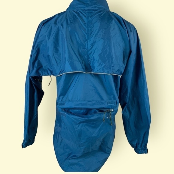 REI Jacket Blue Windbreaker Full Zip Unisex Size Large Vented Pockets T194 - Picture 7 of 14